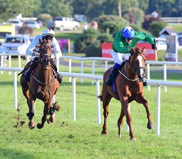 Caislean Gear and Adam Ryan (green)