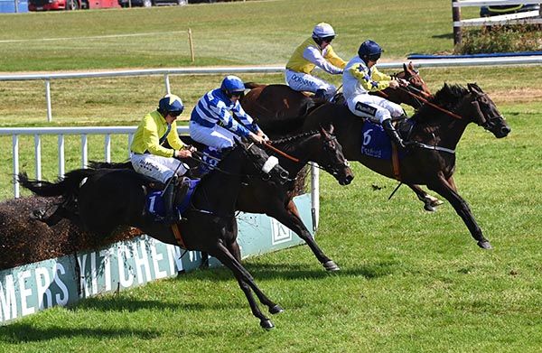 Farrokh Daniel King near side win the Irish Injured Jockeys Handicap Steeplechase