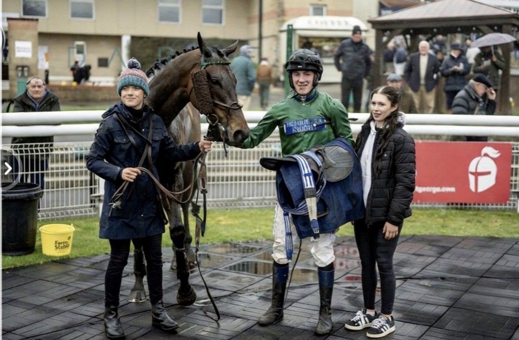Jack pictured after winning on Motazzen at Fontwell