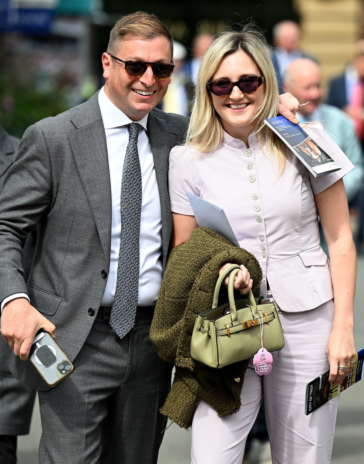 Richard Spencer pictured with his partner Pippa