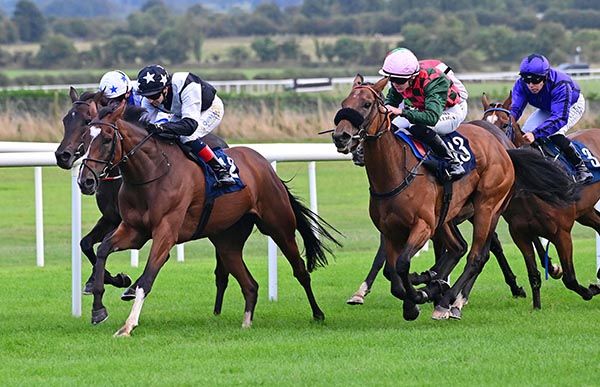 Letiza and Andrew Slattery on top at Roscommon