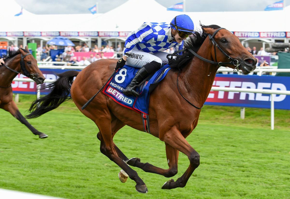 Highwayman and Saffie Osborne at Doncaster