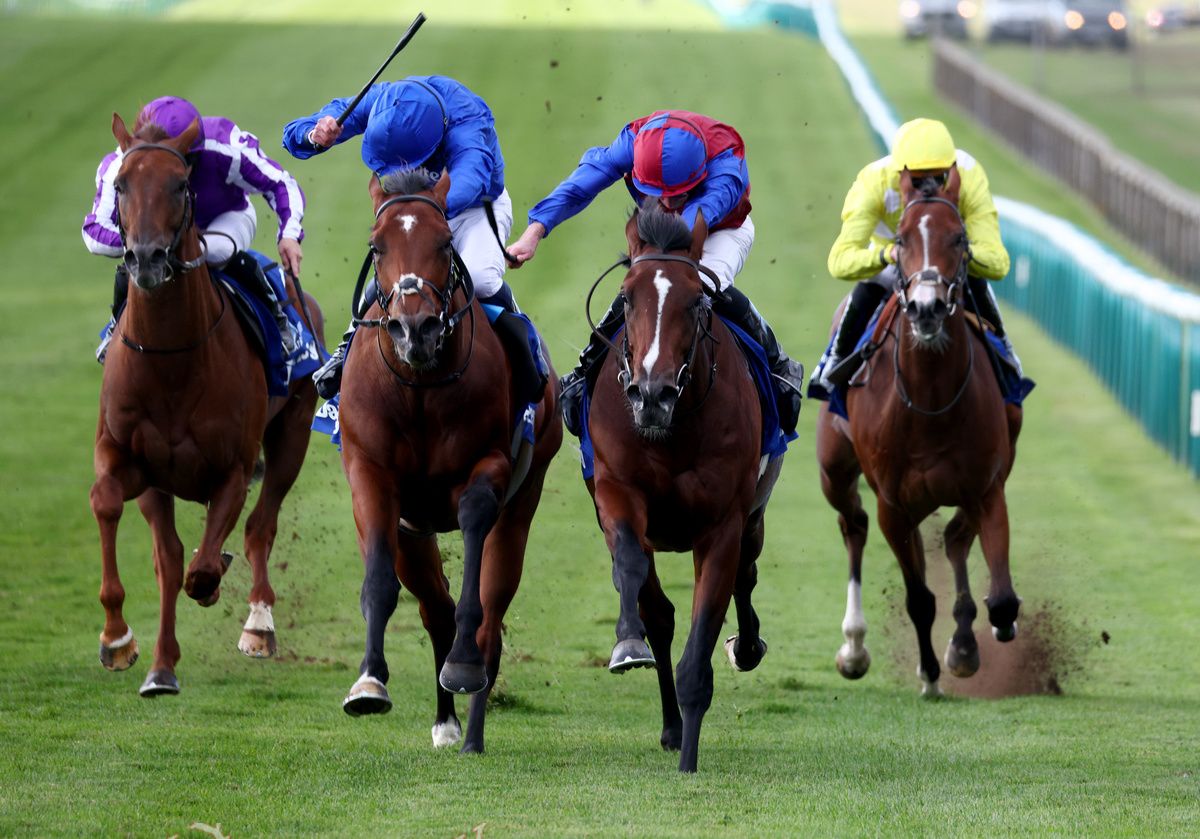 Darley Dewhurst Stakes Group 1 Darkness Falls and Ryan Moore