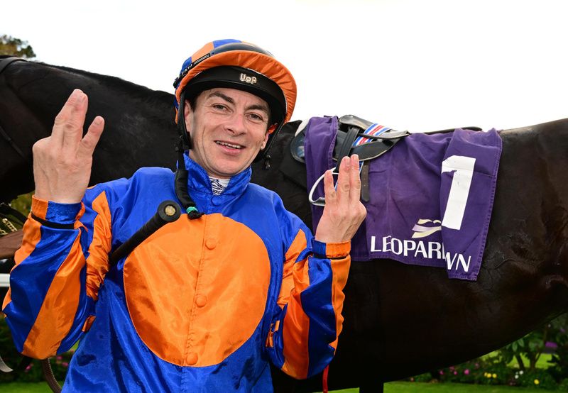 Wayne Lordan needs both hands to count his tally of winners 
