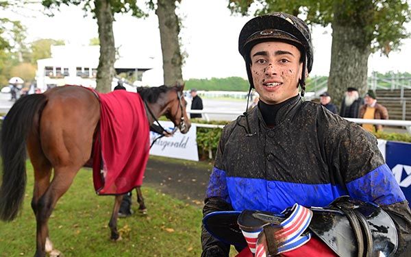 King's Fury and Mohammed Tabti won the Irish Stallion Farms EBF Maiden at Gowran Park