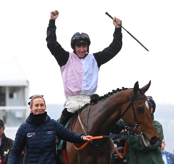 Teahupoo doubled up on his Cheltenham win when taking Stayers Hurdle at Punchestown. 